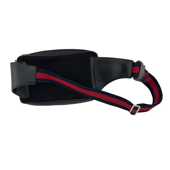 Gucci GG Supreme Canvas Belt Bag with Web Strap – Black - Picture 5 of 7